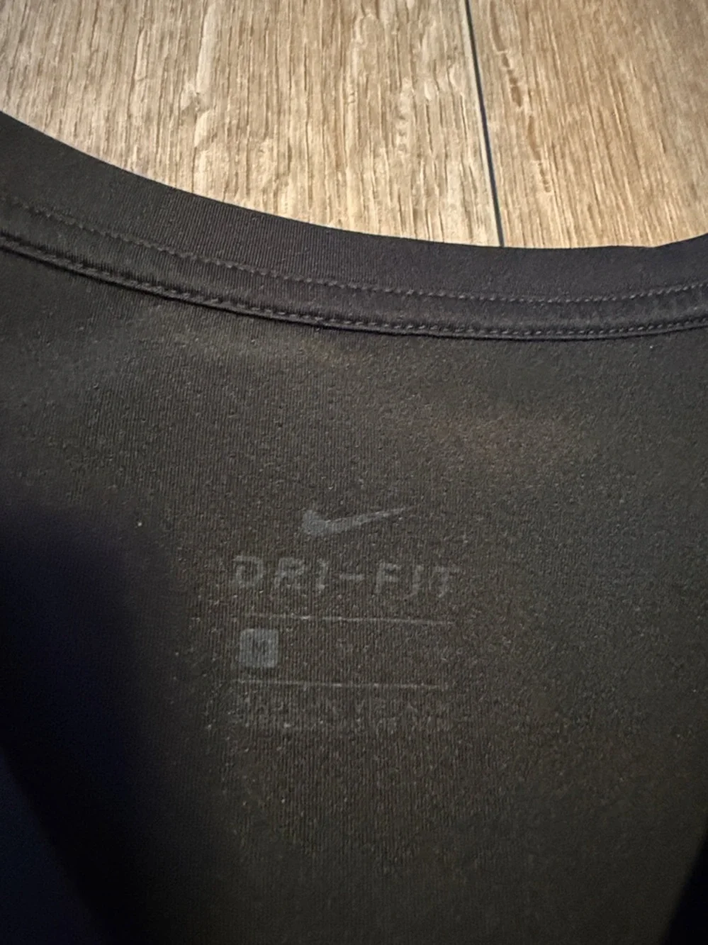 Nike Women's Dri Fit Black V-Neck Short Sleeve Athletic Tee